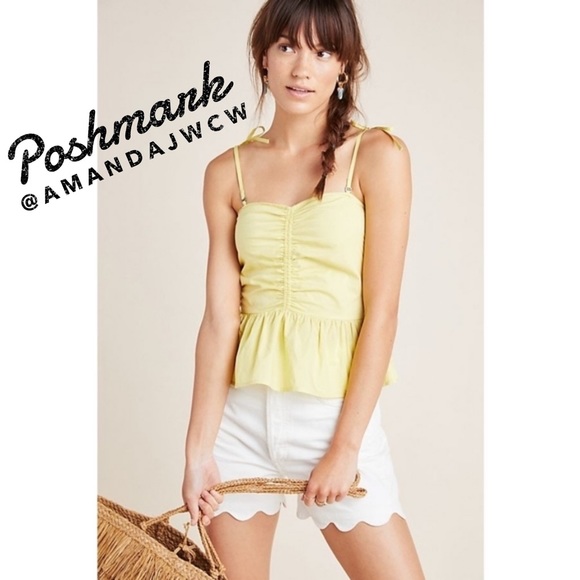 Anthropologie Maeve Peplum Tank - NWT - Picture 5 of 6